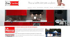 Desktop Screenshot of creacucine.fr